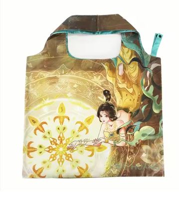 소매 RPET 재활용 폴리에스터 내구성 대형 쇼핑 재사용 식료품 가방