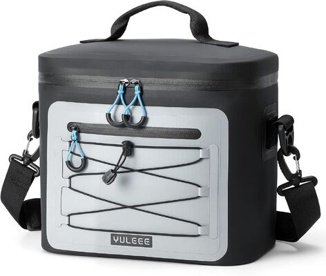 Waterproof Cooler Bag, 7/16/30 Can Soft Sided Small Portable Insulated Cooling Pack, Everyday Lunch Cooler, Leakproof Ice Chest for Beach, Camping, Travel, Picnic