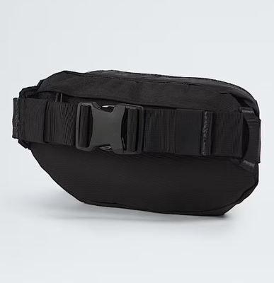 Adjustable webbing strap allows for a waist or crossbody carry Fanny bag
