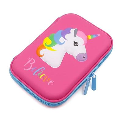 ODM 60Pcs 유니콘 에바 펜슬 케이스 3D 프린팅 로고 핑크색