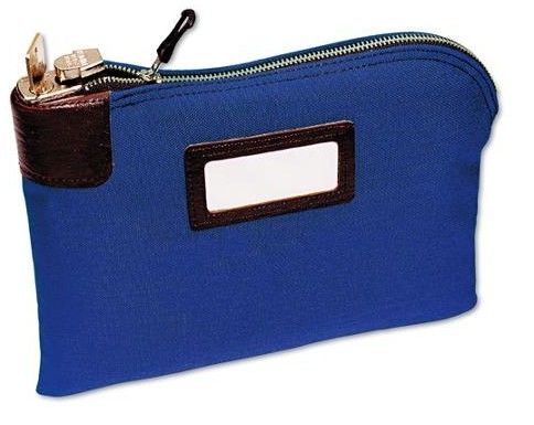 장착된 로고와 안전 현금 취급을 위한 잠금 보안으로 내구성 있는 70D 나일론으로 만든 무거운 직무 지퍼 은행 가방