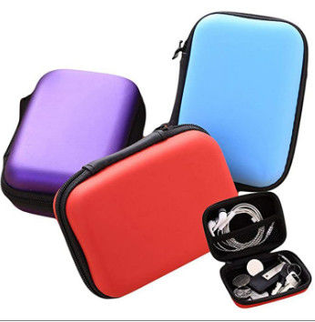 검은 색 600D 폴리에스터 휴대용 여행 지퍼 보호 하드 셸 작은 EVA 케이스