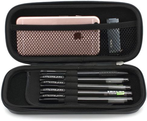 EVA 펜실 케이스 내구성 폴리에스터 및 PU 가죽 구조