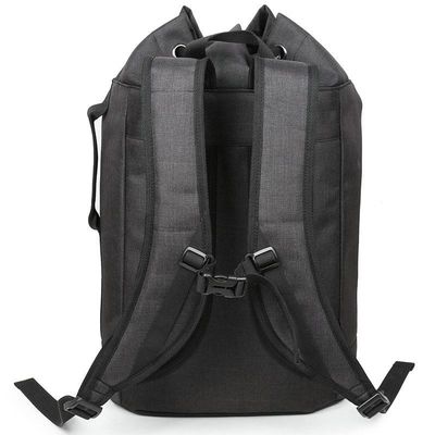 OEM ODM 210D 나일론 스타일리시 방수 노트북 배낭 대학용 방수 드래그 스트링 닫기 배낭 윗부분 면줄이 닫힌 가방